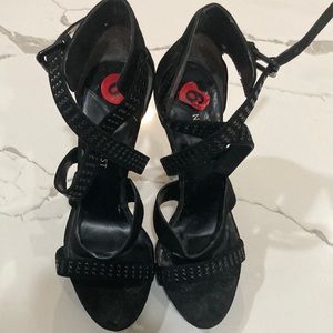 Nine West Brand new sexy suede shoes 5 inch heels
